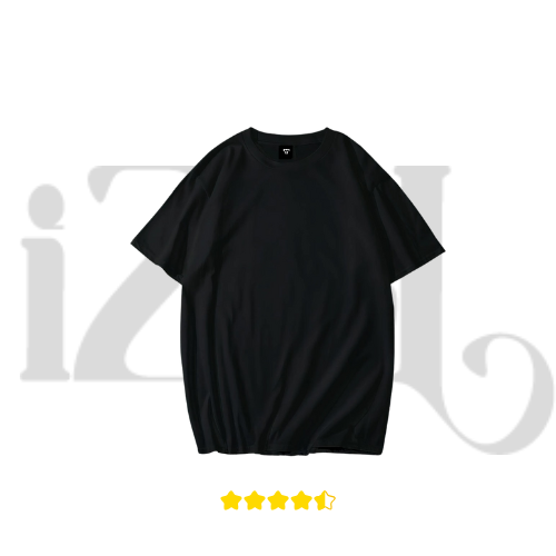 Drop Shoulder T-Shirt Black
