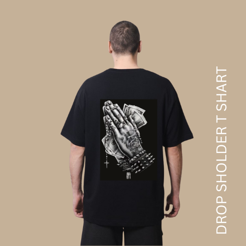 Printed Drop Shoulder T-Shirt