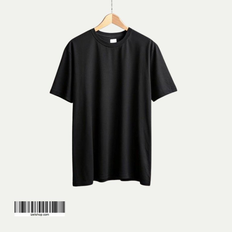 Drop Shoulder T-Shirt Black