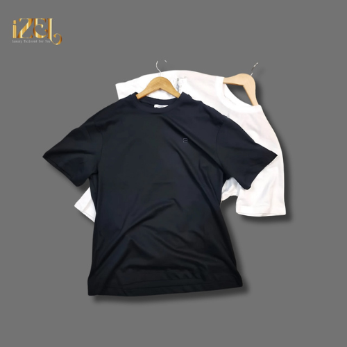 printed drop shoulder t shirt.