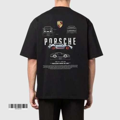 printed drop shoulder t shirt.